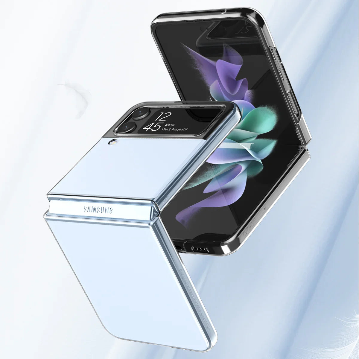 Araree Nukin Slim Case For Z FliP 4 - Clear - Tashqila Araree Nukin Slim Case For Z FliP 4 - Clear - Tashqila